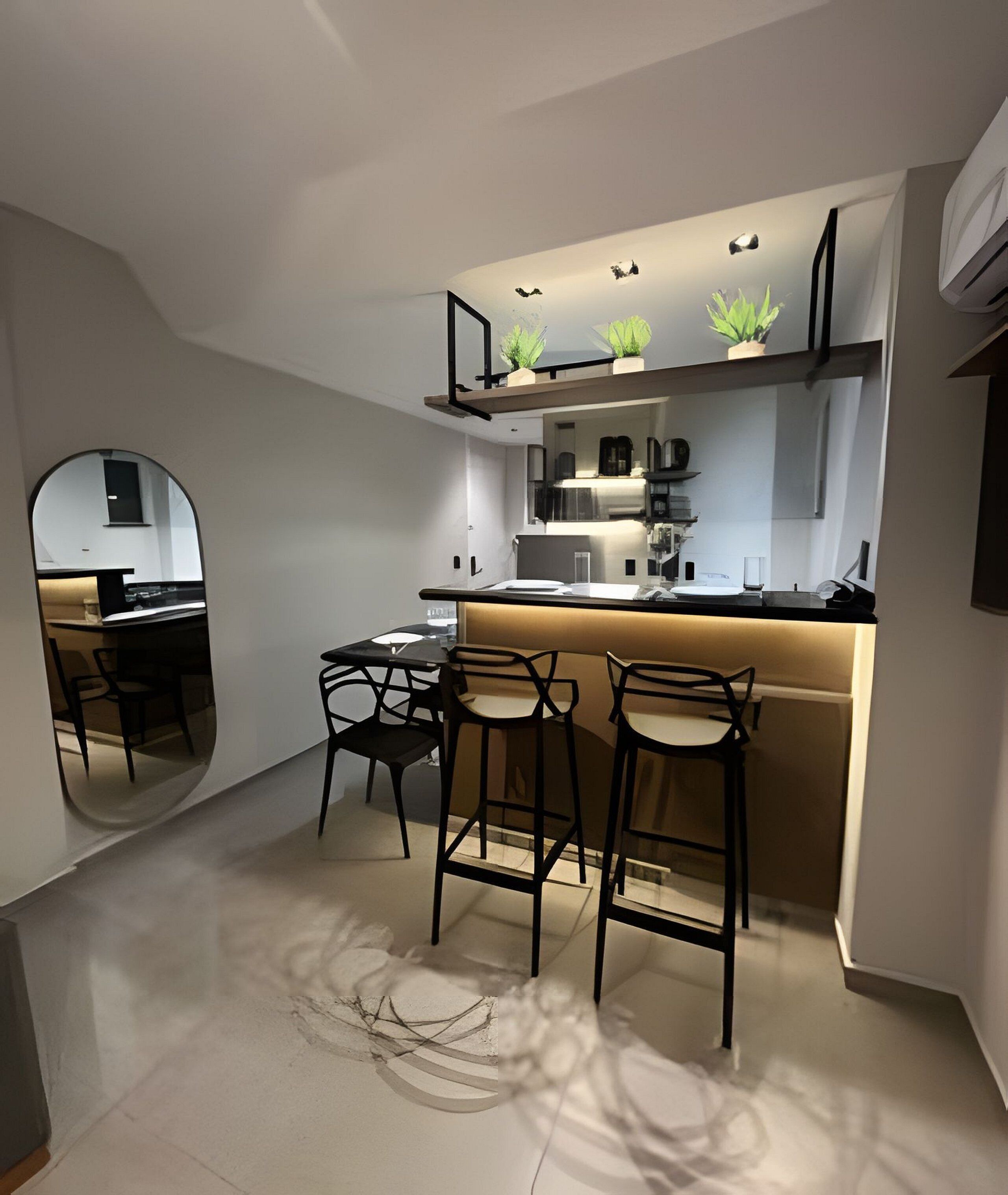 Loft Confort, no fumadores, vistas al mar | Cocina privada | Frigorífico grande, microondas, placa de cocina y utensilios de cocina