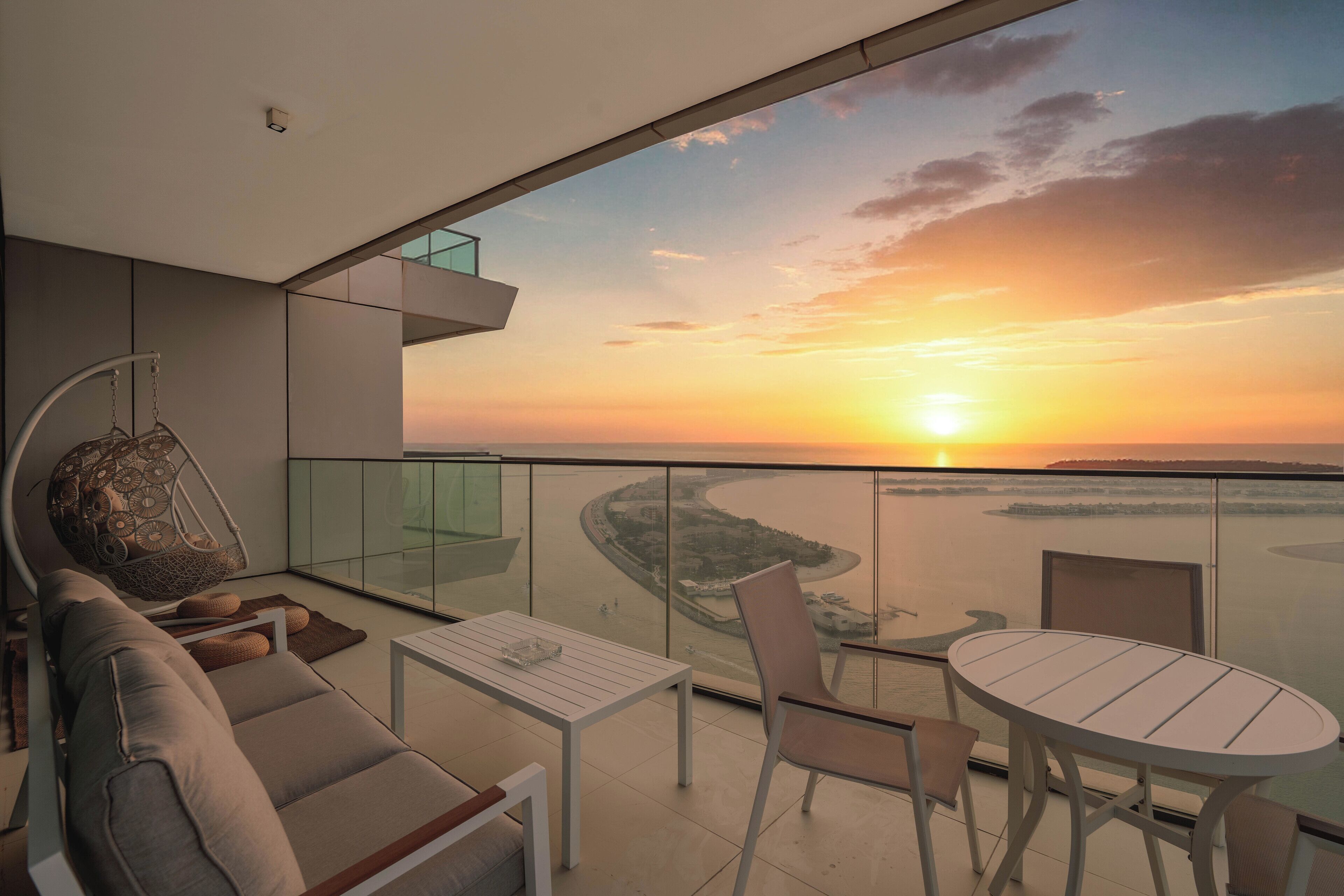 Penthouse Deluxe, balcon, vue mer | Terrasse/Patio