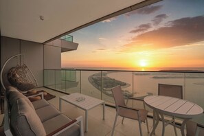 Deluxe Penthouse, Balcony, Sea View | Terrace/patio - KeyRock - Sea View Beachfront Penthouse (Dubai)