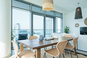 Deluxe Penthouse, Balcony, Sea View | In-room dining - KeyRock - Sea View Beachfront Penthouse (Dubai)