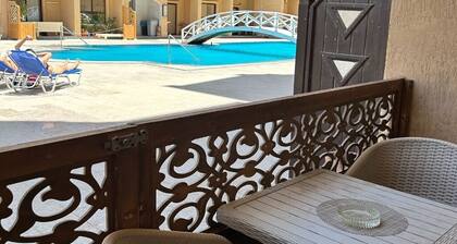 Side Sea View 1-Bedroom Chalet in Turtles Beach Resort, Hurghada – Pool Access
