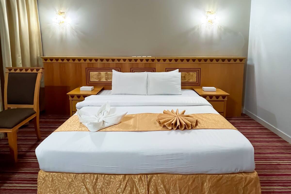 Phòng đôi | Bộ đồ giường cao cấp, két bảo mật tại phòng, bộ trải giường