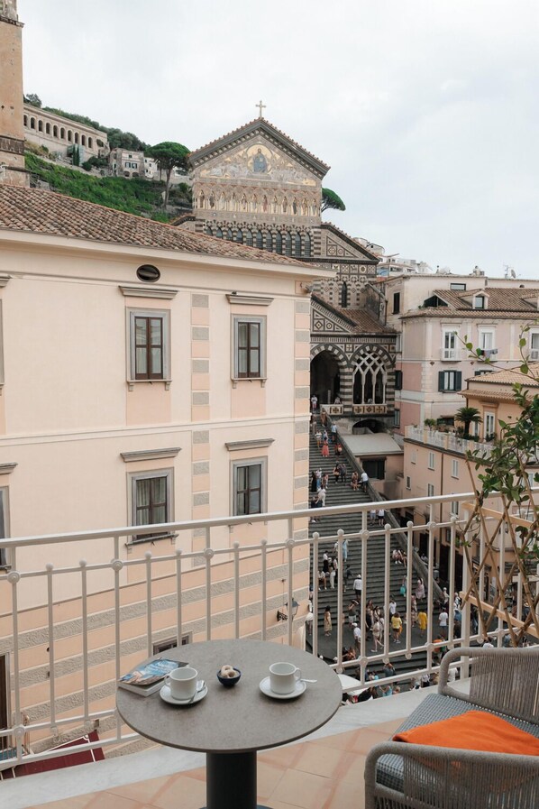 Blick von der Unterkunft