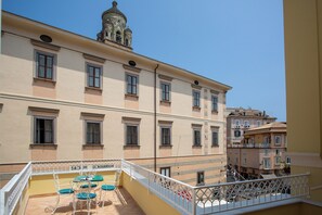 Quarto superluxo, vista para a cidade | Terraço/pátio