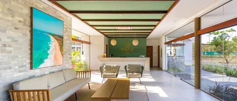 Comfort appartement, uitzicht op tuin | Lobby