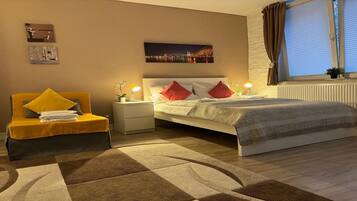 1 chambre, Wi-Fi gratuit, draps fournis