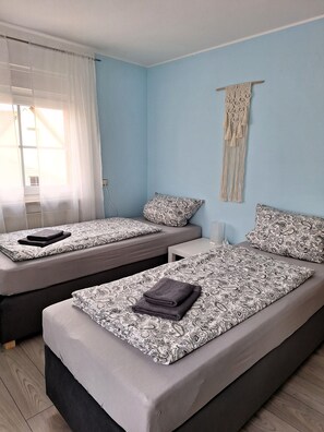 4 chambres, Wi-Fi gratuit, draps fournis