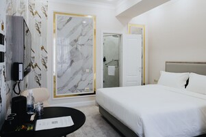 Standard Double Room, City View | Desk, laptop workspace, free WiFi