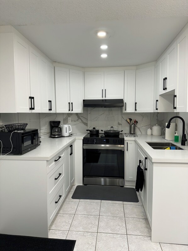 Microwave, oven, stovetop