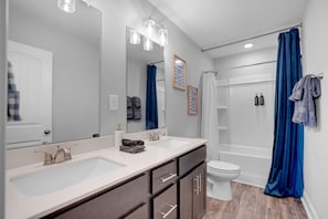 Hair dryer, towels
