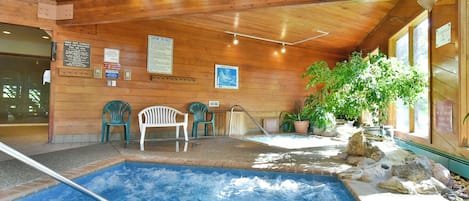 Indoor pool, a heated pool