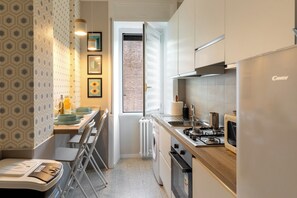 Microwave, oven, stovetop