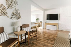 TV connectée, cheminée