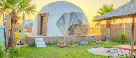 Bungalow Club, patio, vue jardin | Vue aérienne