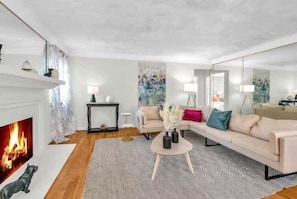 Maison, 3 chambres | Coin séjour