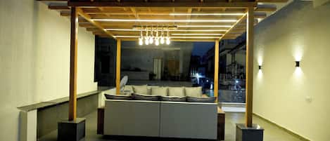 5BHK Entire Villa | Living area | LED TV