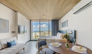 Basic Apartment | Living area - Nwts - Studios With Side sea View in Maceio III (Maceió)