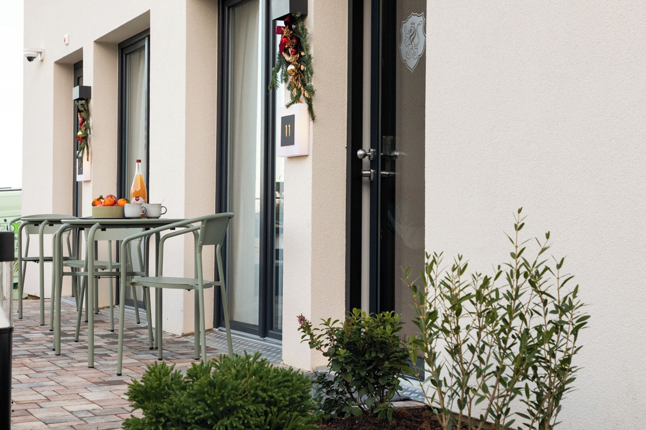 Appartement Terrasse côté village | テラス / パティオ