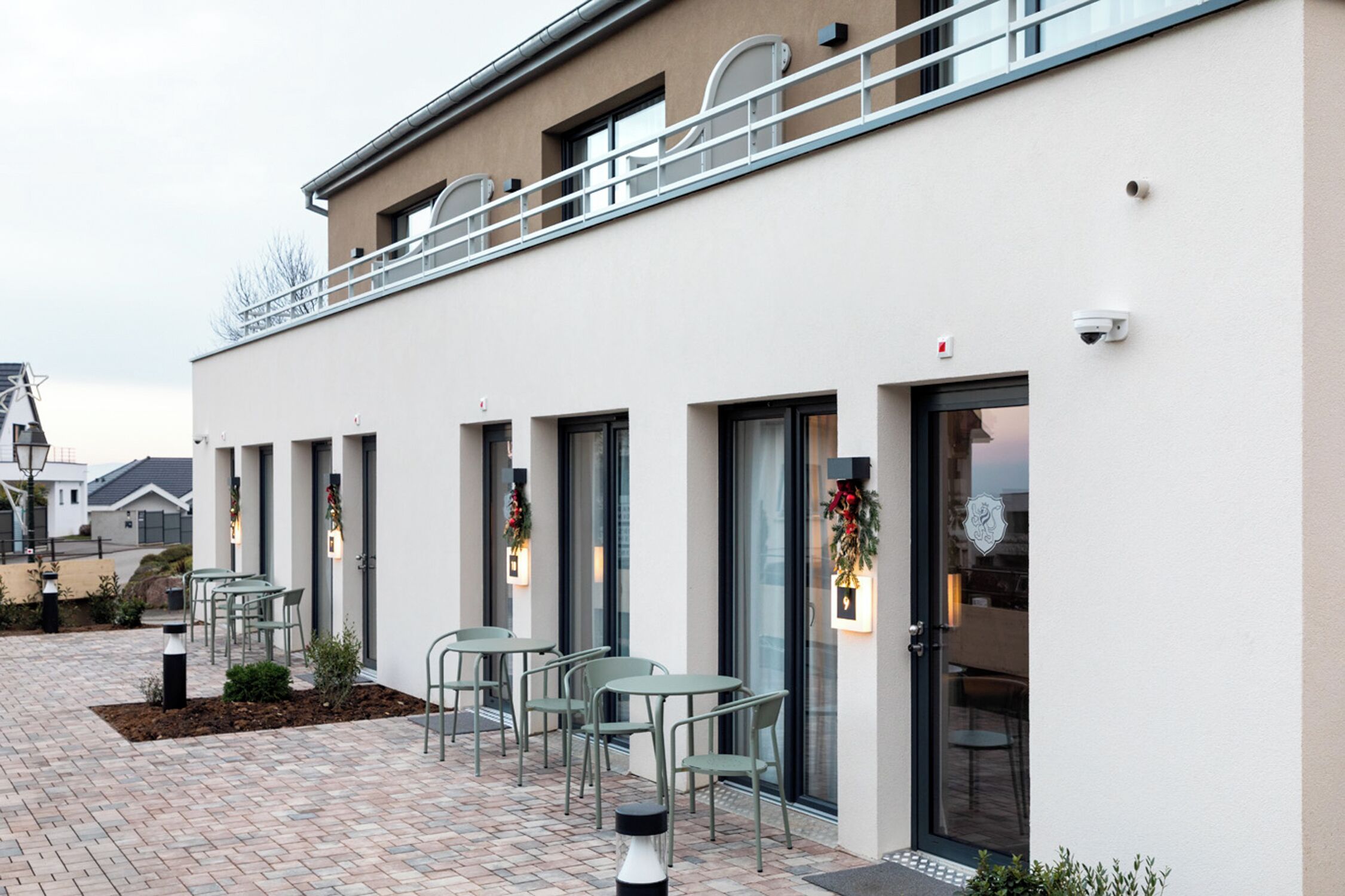 Façade de l’hébergement