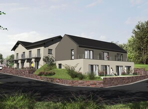 Majoituspaikan julkisivu