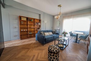 Deluxe Apartment | Living area - Terrace Apartment Monte del Gallo (Rome)
