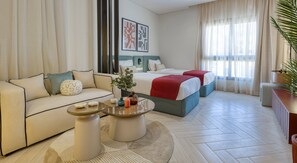 Deluxe Studio, 2 Single Beds | In-room safe, iron/ironing board, free WiFi - Prime Residence Zayed Hills (Sheikh Zayed City)