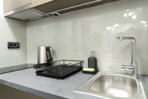 Private kitchen - Super LUX Jakuzi studio in downtown/ parking 12e/d (Beograd)