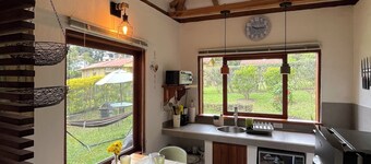 Cozy refuge with private garden and view of the mountains of Villa de Leyva.