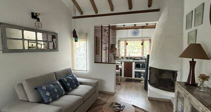 Cozy refuge with private garden and view of the mountains of Villa de Leyva.