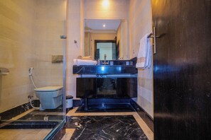 Shower, hair dryer, bidet, towels - Logement entier : appartement en résidence - Marrakech, Maroc (Marrakech)