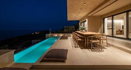 Landhaus 'Myporos' mit Meerblick, WLAN und Klimaanlage