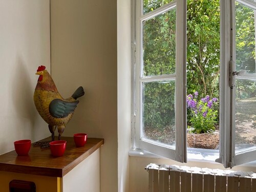 Appartement 'Retraite Familiale Relaxante' avec Vue sur la Montagne, Jardin Privé et Wi-Fi