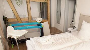 2 slaapkamers, reisbedje, gratis wifi