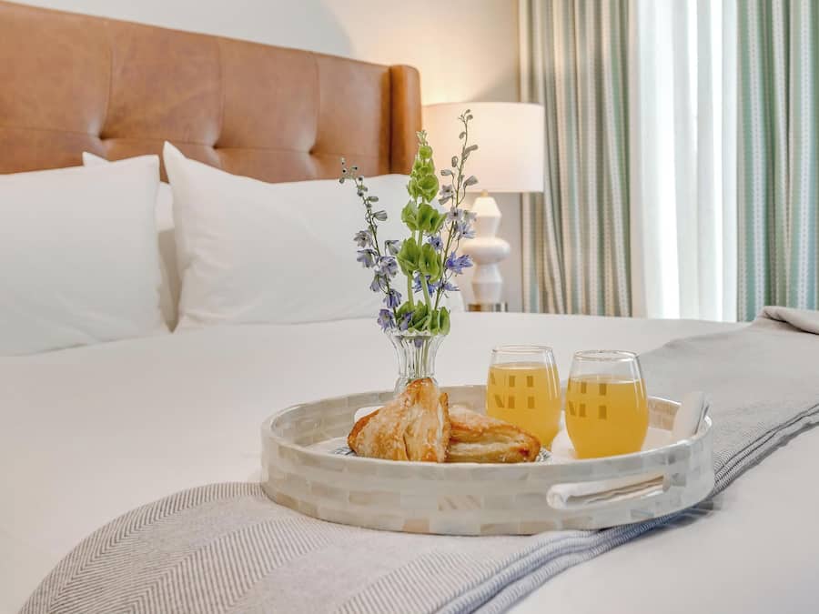 Premium bedding, individually decorated, individually furnished