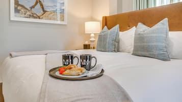 Literie de qualité supérieure, décoration personnalisée
