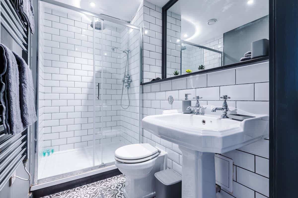 Shower, hair dryer