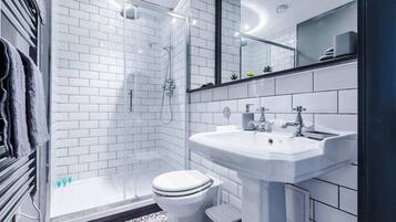 Shower, hair dryer