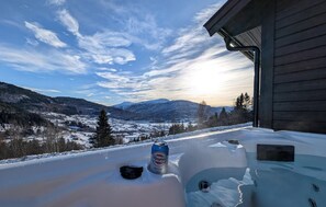 Utendørs boblebad