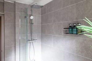 Shower, hair dryer