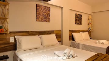 Free WiFi, bed sheets