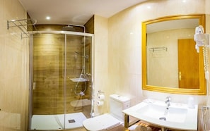 Towels, soap, shampoo