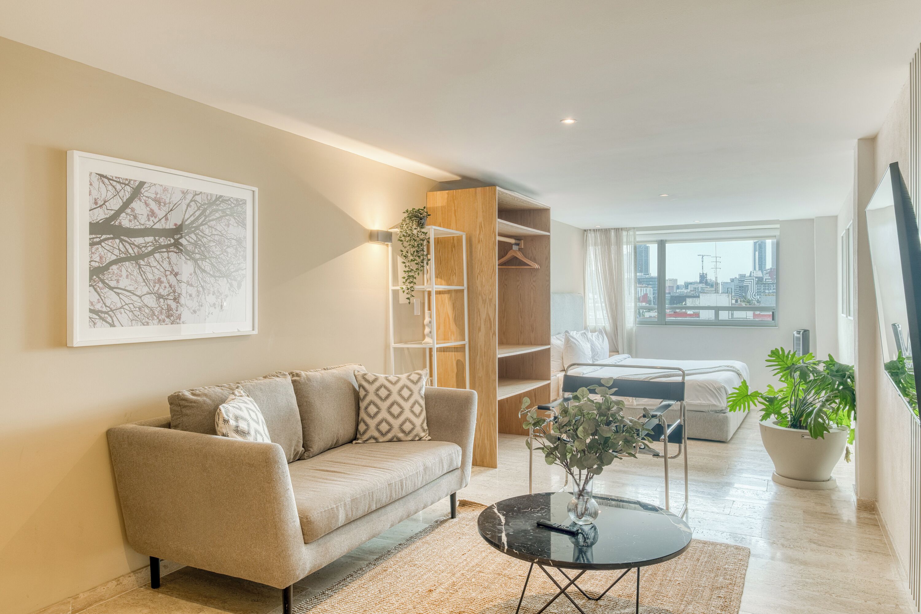 Estudio ejecutivo | Área de sala de estar | Smart TV 