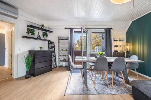 Apartment 'Heide West' mit Balkon und WLAN