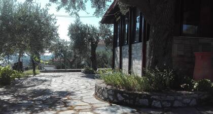 Green & Blue House in Halkidiki in Vourvourou