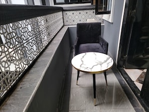 Deluxe-lejlighed - ikke-ryger - byudsigt | Terrasse/gårdhave