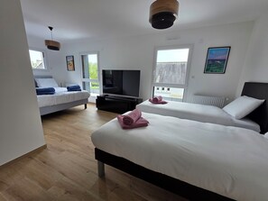 5 bedrooms, iron/ironing board, travel cot, free WiFi