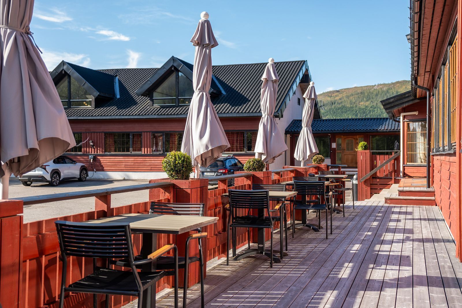 Voorkant van accommodatie