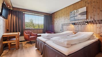 Dobbeltrom | Blendingsgardiner, lydisolert, wi-fi (inkludert) og rullestolvennlig