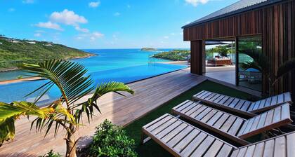 Villa RIVA, luxury villa, magnificent sea view, 5 min from the beach, 2 swimming pools