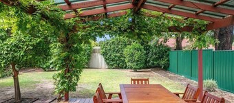 Great location, family and pet friendly home. Big yard. Parking